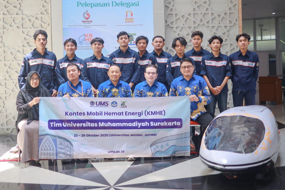 UMS lepas lima tim menuju seleksi tingkat nasional 2025 ajang bergengsi mahasiswa Indonesia