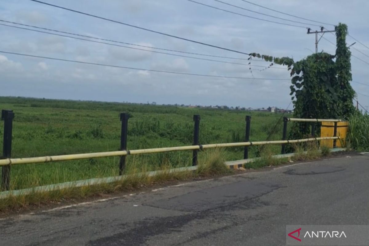 Dinas PUPR Kalsel diminta ganti pagar Jembatan Karangrati HSS