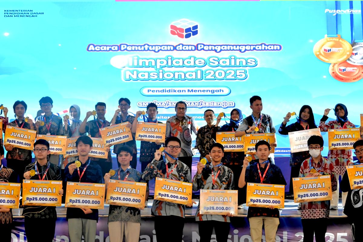 OSN Dikmen 2025 hasilkan 267 peraih medali, DKI Jakarta juara umum