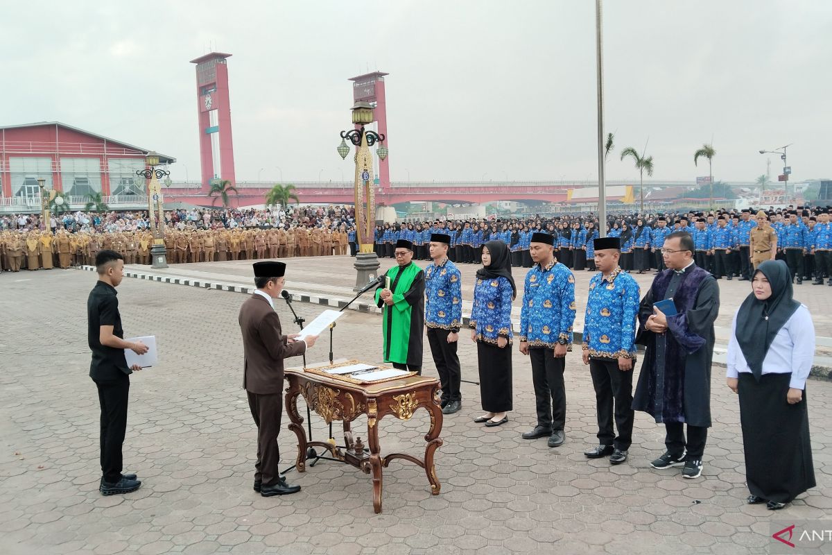 Sebanyak 1.560 pegawai honorer jadi PPPK Pemkot Palembang