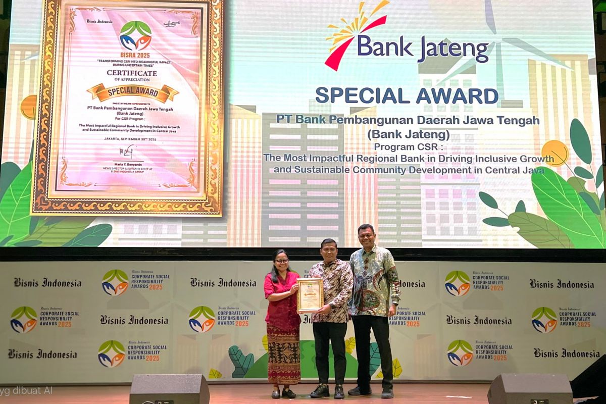 Bank Jateng sabet special Award BISRA 2025