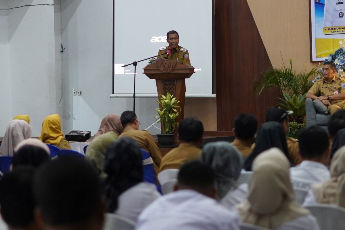 Bupati HSS sebut Puskesos-SLRT perkuat layanan sosial