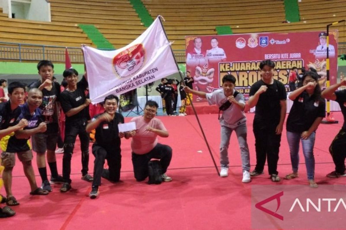 Fobi Bangka Selatan raih juara dua Kejurda Barongsai 2025