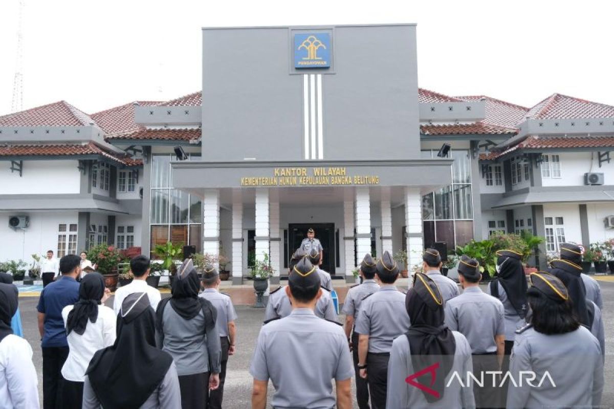 Kanwil Kemenkum Babel rayakan capaian IKPA 100 persen semester I 2025
