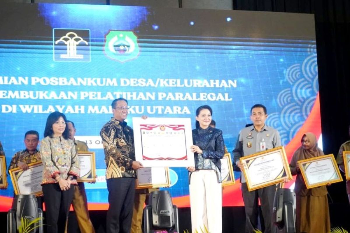 Kemenkum Jateng ikuti peresmian posbankum Maluku Utara