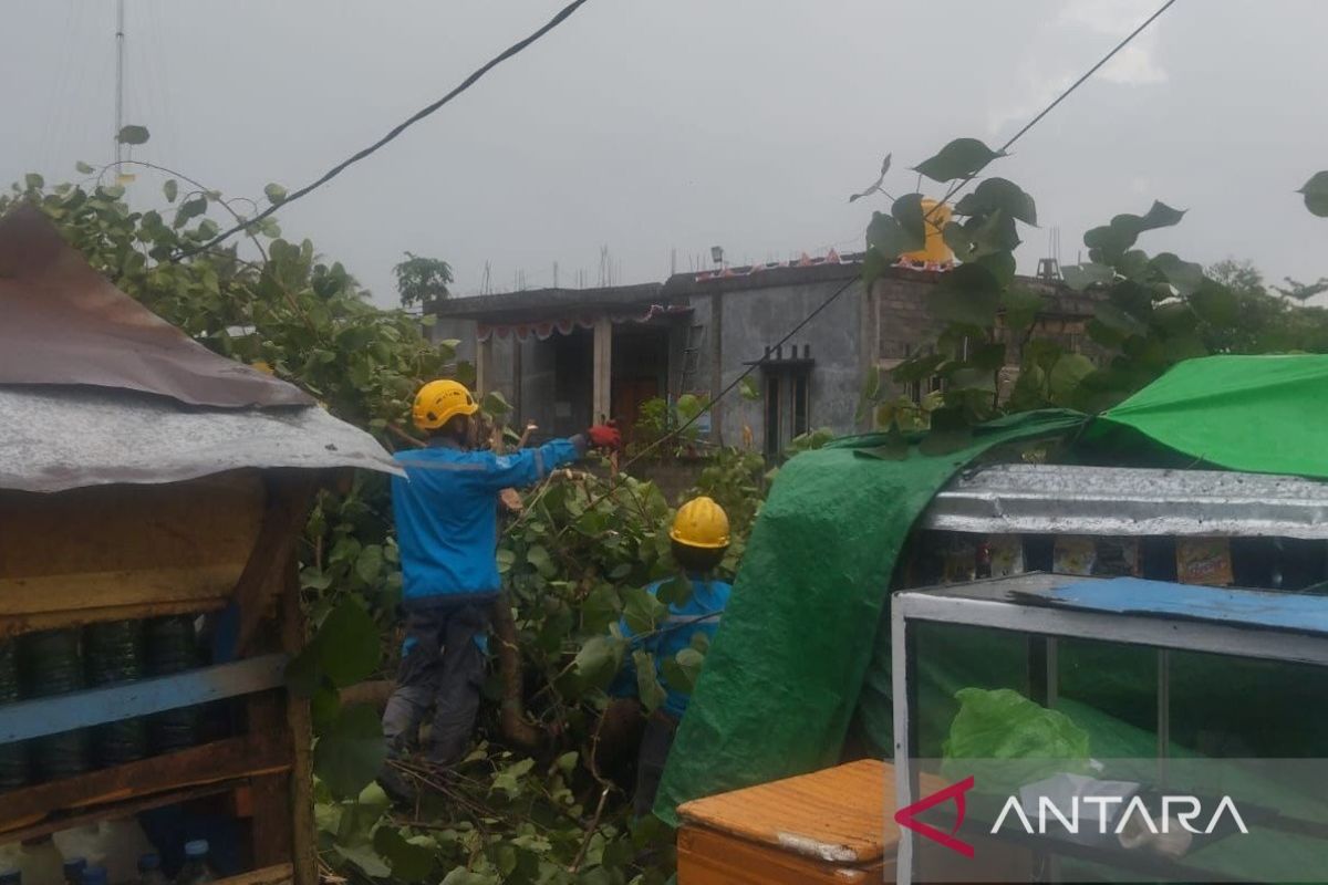 Tiga desa di Dompu diterjang angin kencang