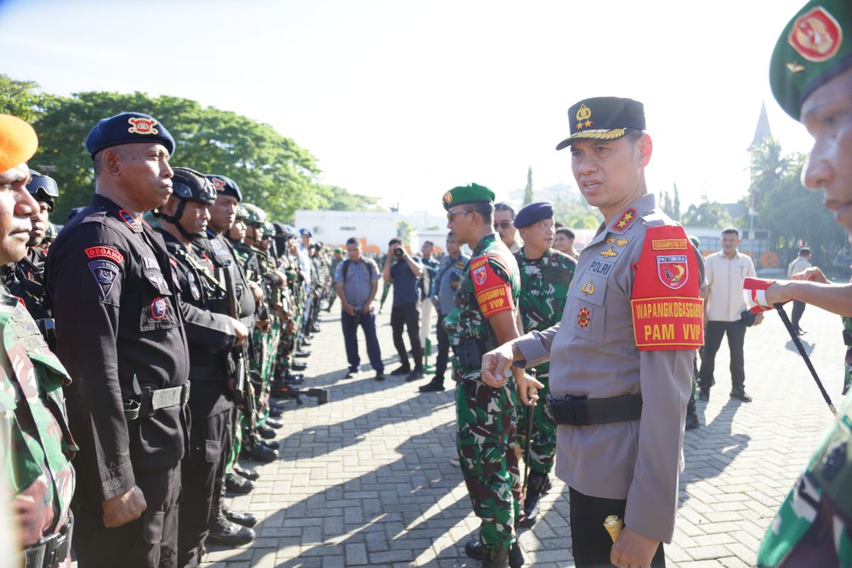 Polda Maluku kerahkan 1.554 personel pengamanan kunjungan Wapres RI