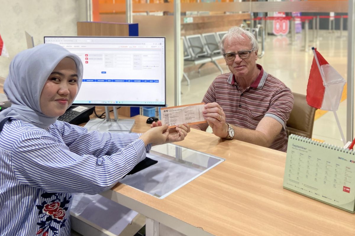 KAI Palembang: Sebanyak 1.097 wisatawan mancanegara gunakan kereta api