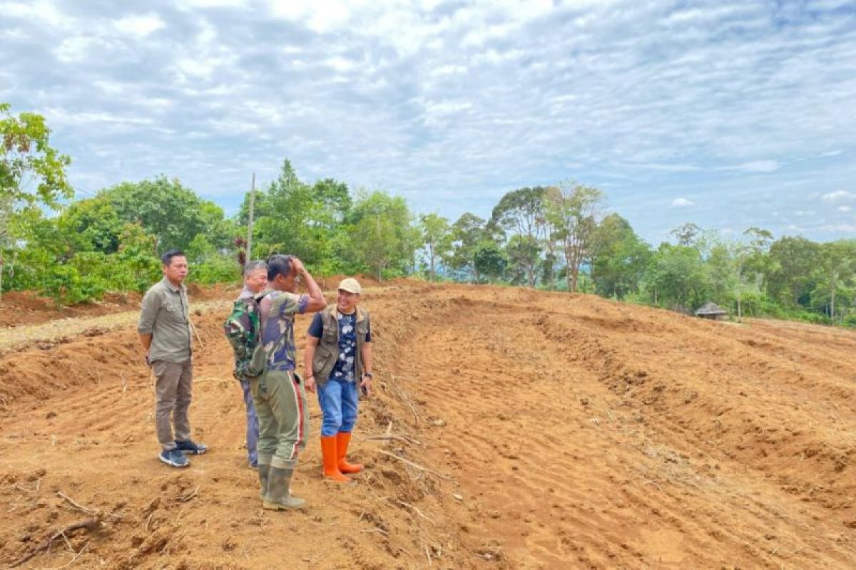 TNI-Distankan Rejang Lebong kebut cetak sawah baru, sudah 570 hektare