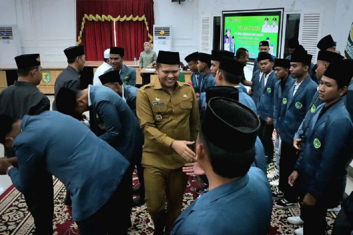 Pelantikan PC IPNU, Wabup Sergai dorong pelajar jaga nilai kebangsaan