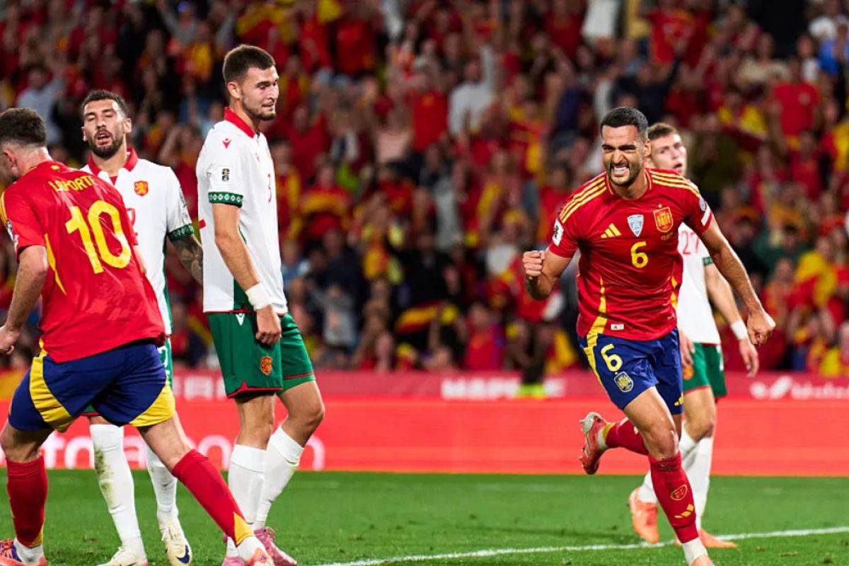Spanyol kalahkan Bulgaria dengan skor 4-0