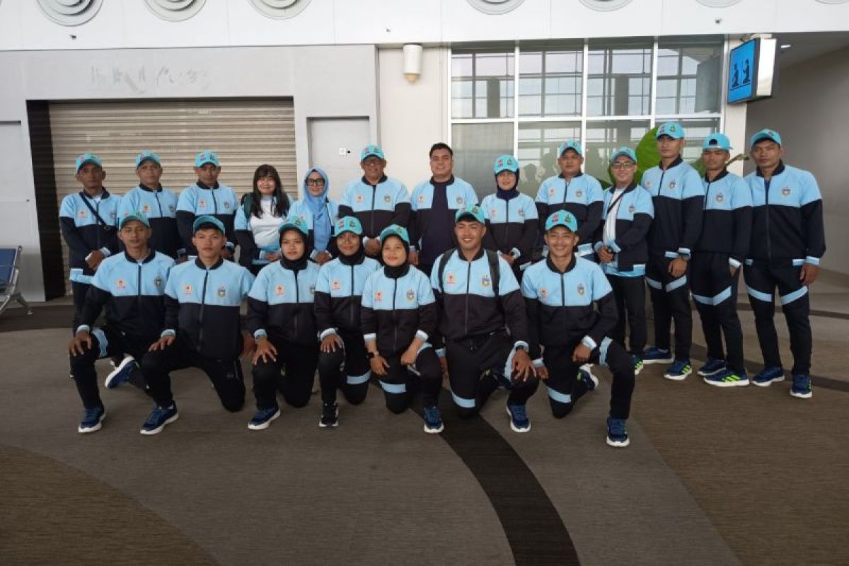 Kontingen pencak silat Sumut tiba di Kudus, usung tiga medali