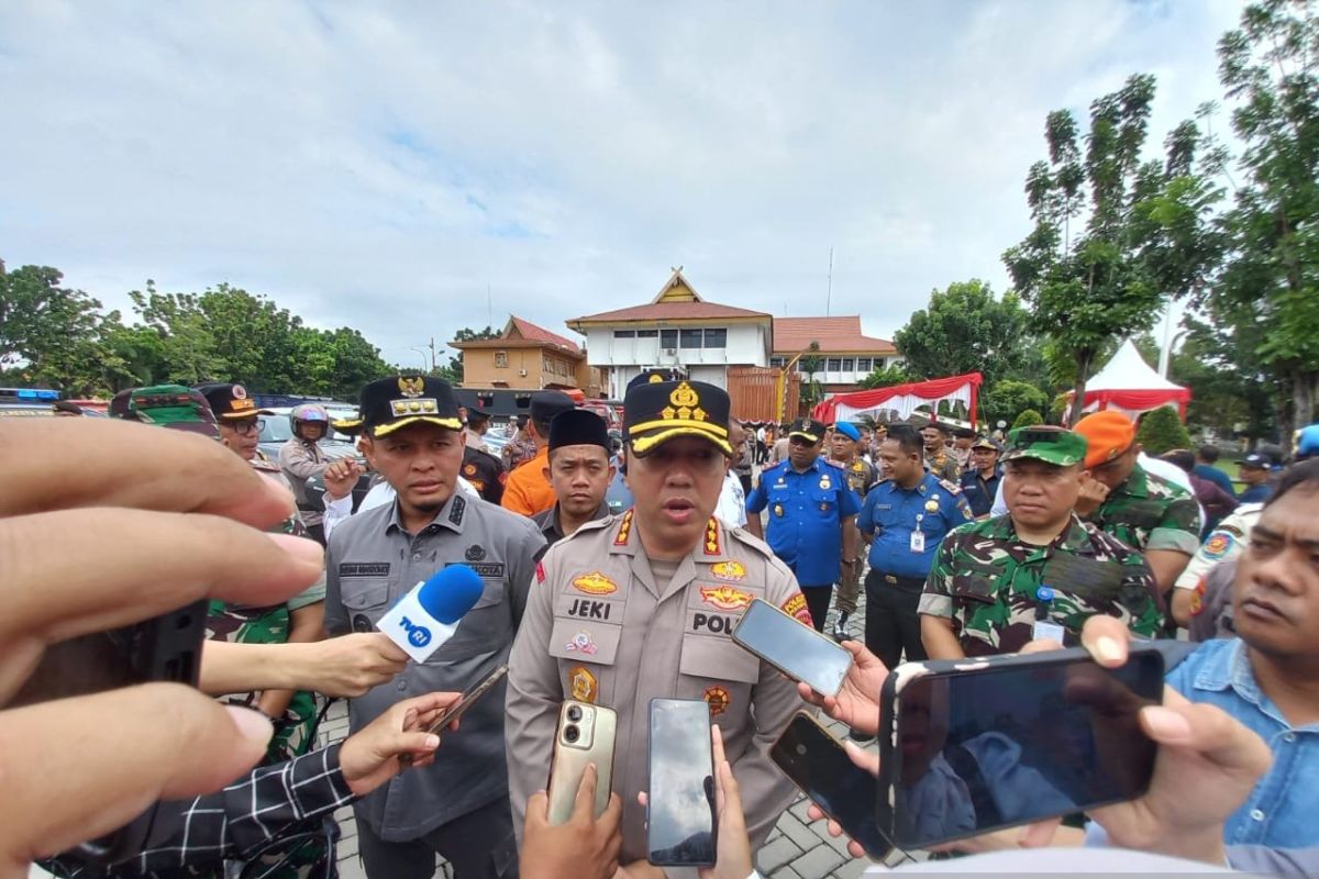 Pemko dan Polresta Pekanbaru gelar Apel Kesiapsiagaan Penanganan Banjir