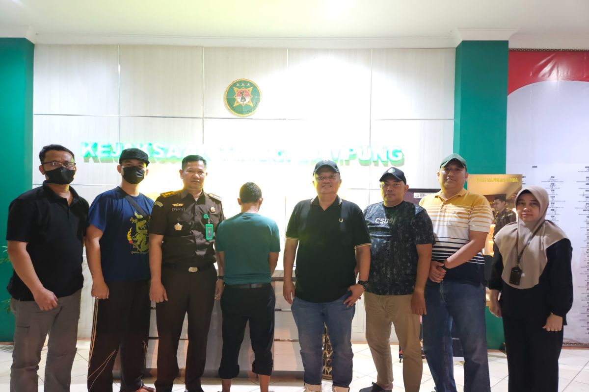 Kejati Lampung tangkap buronan kasus korupsi dana SPP PNPM Tanggamus