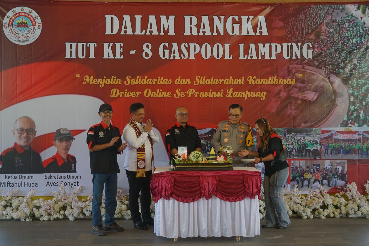 Kapolda Lampung sebut driver online punya andil dukung perekonomian