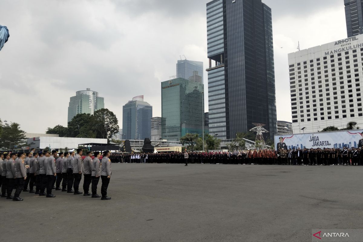 Polda Metro Jaya gelar apel siaga kamtibmas bersama sejumlah ormas