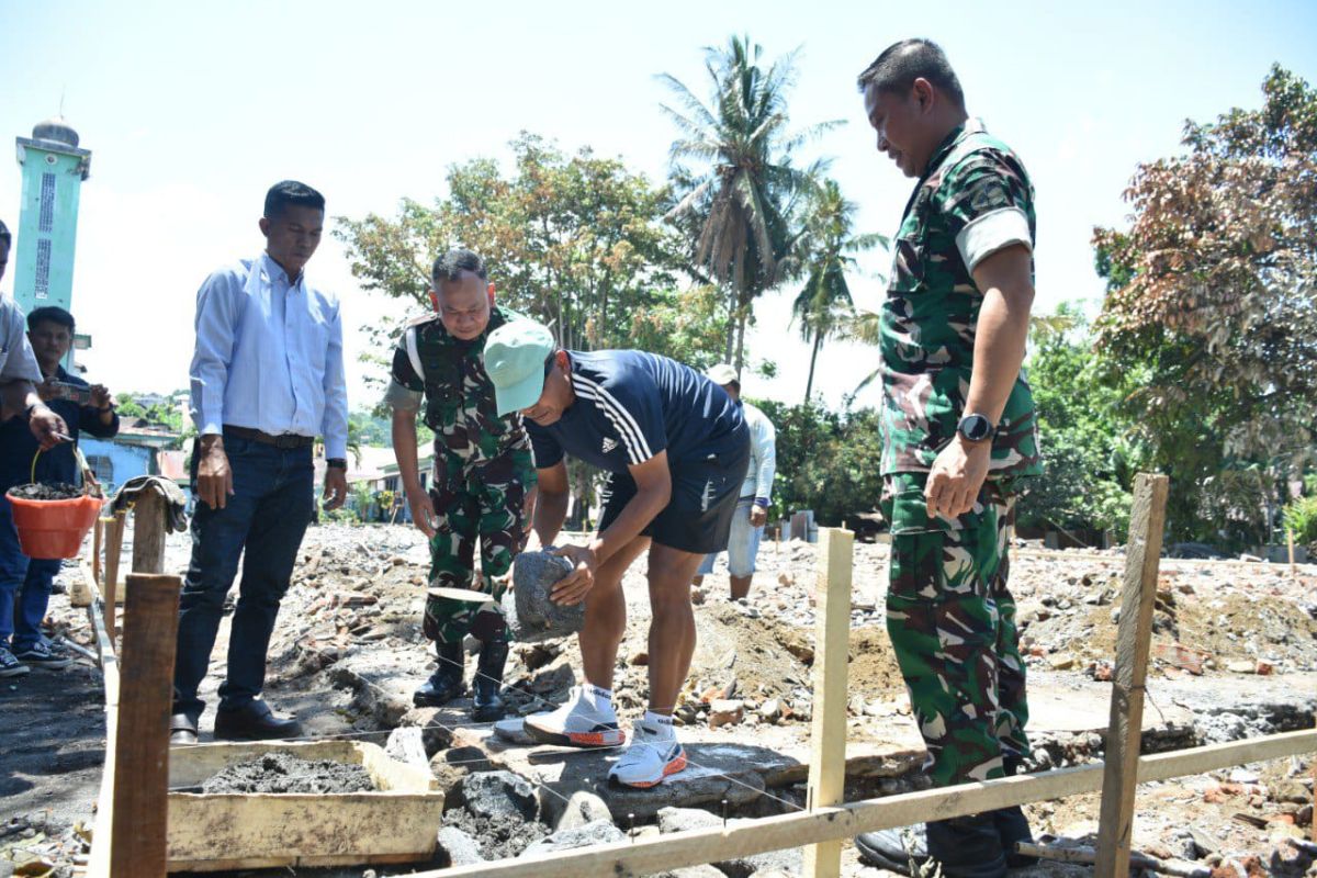 Pangdam Merdeka pastikan asrama Pomdam yang terbakar kembali dibangun