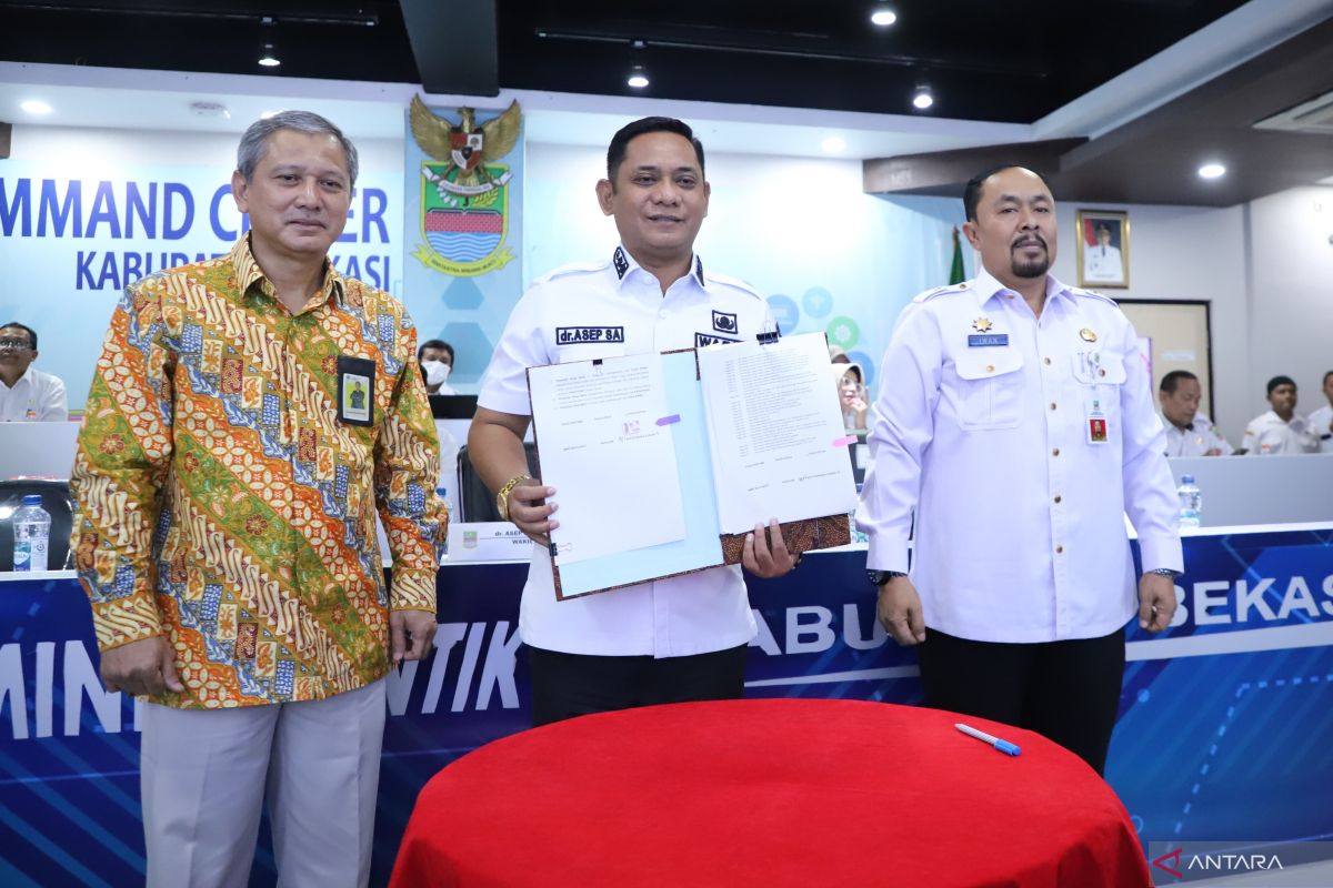 Pemkab Bekasi teken perjanjian kerja sama optimalisasi pungutan pajak