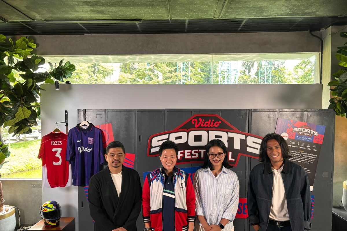 Vidio Sports Festival pamerkan trofi Liga Inggris, Italia, dan Spanyol