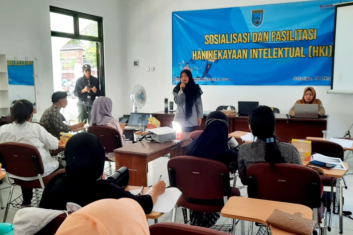 Kemenkum  Jateng ajak UMKM Salatiga daftarkan kekayaan intelektual produknya