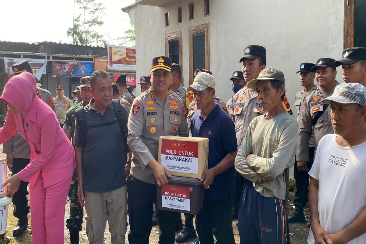 Polres Pemalang lakukan reaksi cepat bantu korban bencana