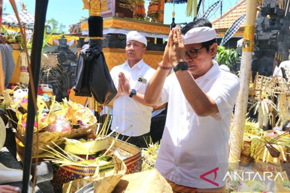 Bupati Badung hadiri Upacara Melaspas di Pura Tirtha Campuhan Kuta