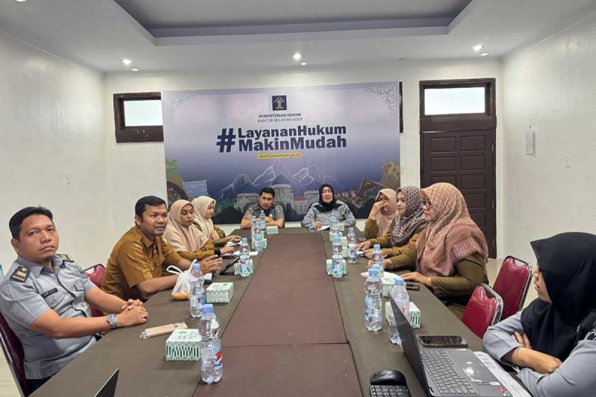 Kemenkum Aceh harmonisasi rancangan peraturan Bupati Aceh Besar