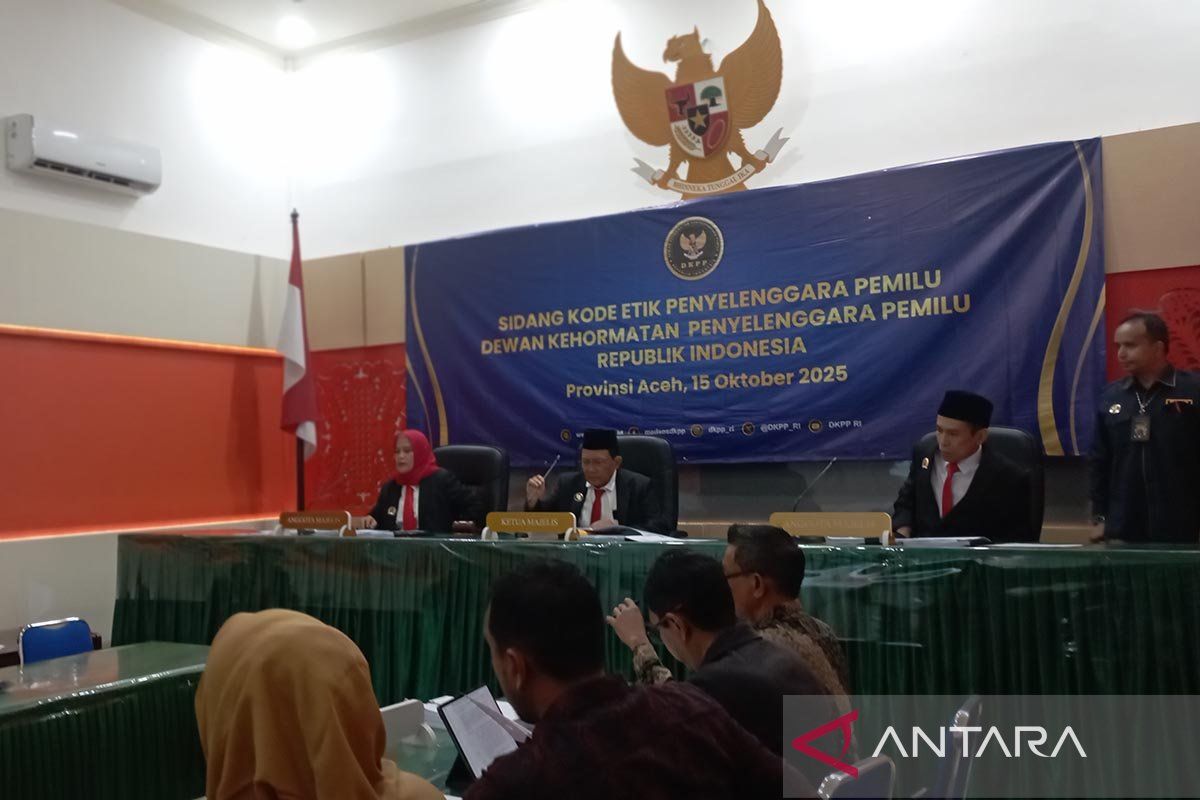 DKPP sidangkan pelanggaran kode etik anggota KIP Aceh