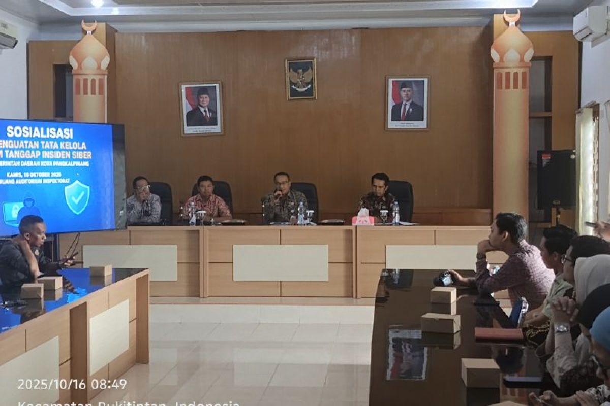 Pemkot Pangkalpinang perkuat tata kelola keamanan siber lewat pembentukan Tim CSIRT