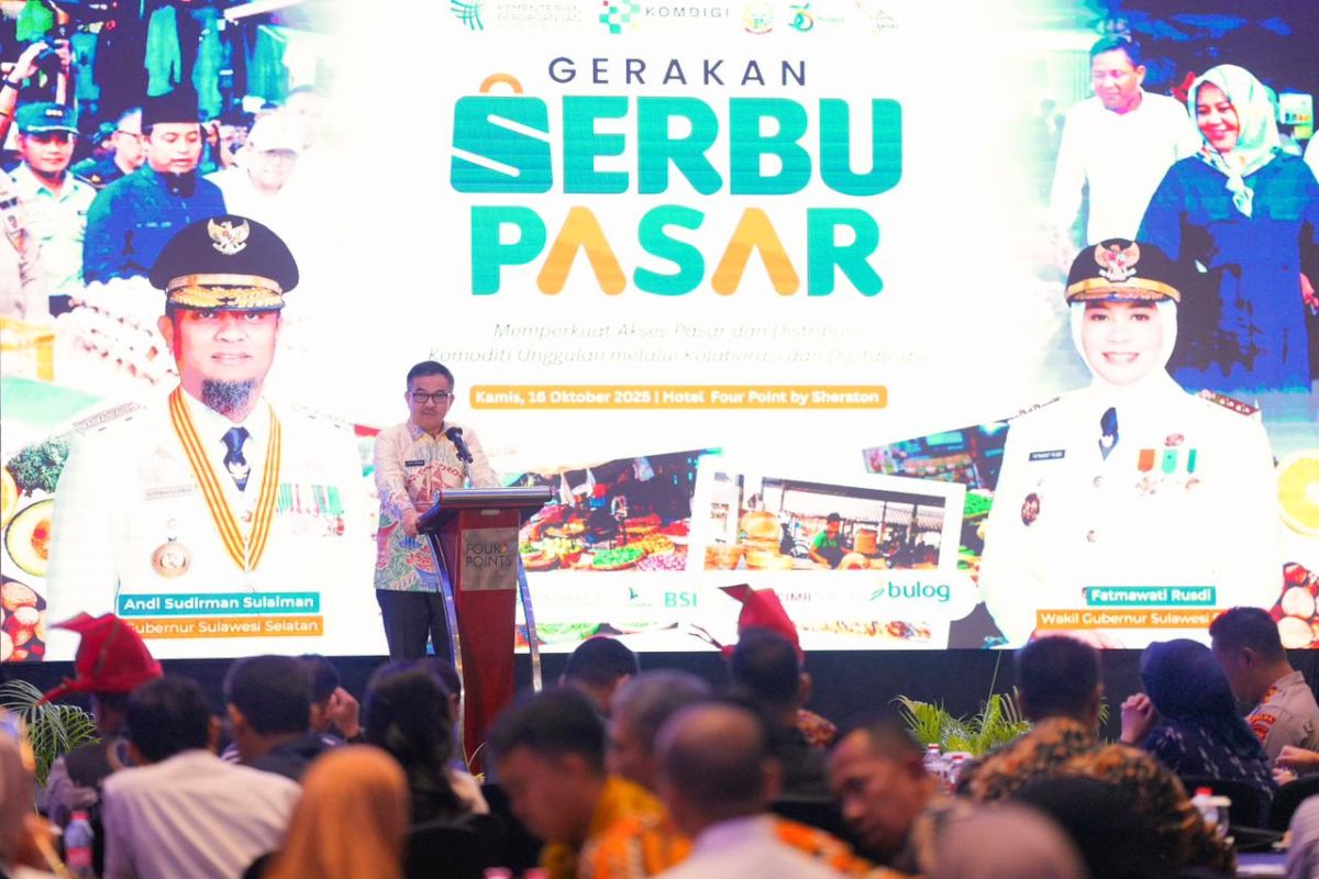 Pemprov Sulsel luncurkan gerakan serbu pasar tumbuhkan ekonomi