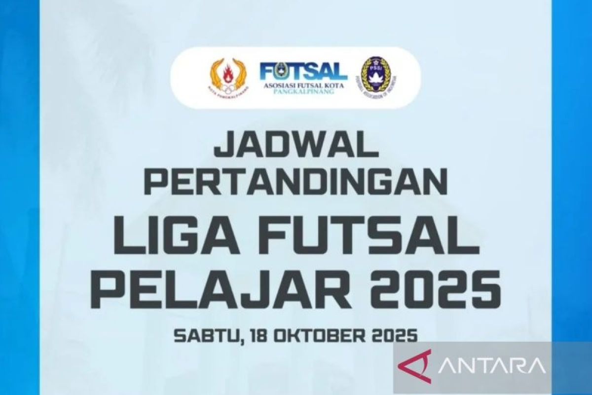 Jadwal Liga Futsal Pelajar 2025 pekan kedua: Persaingan antar sekolah semakin ketat