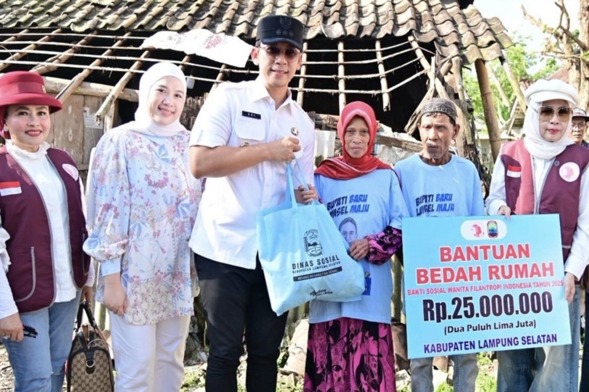 Bupati Lampung Selatan sebut 221 rumah warga tak layak huni sudah diperbaiki