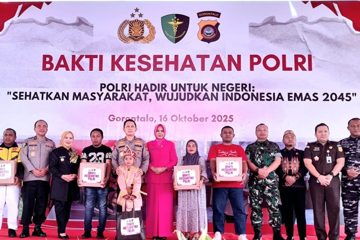 Pemprov Gorontalo apresiasi bakti kesehatan Polri untuk masyarakat