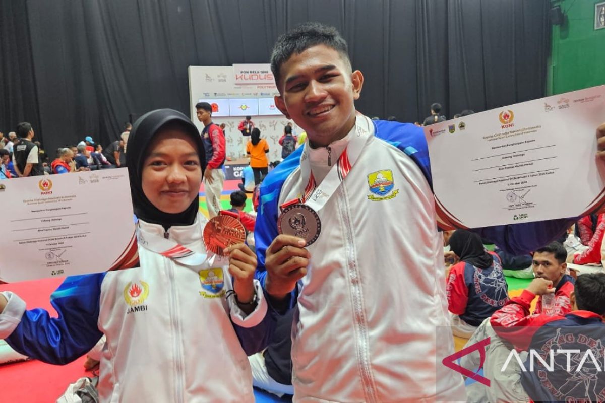 Atlet tarung derajat Jambi raih perak dan perunggu PON Bela Diri