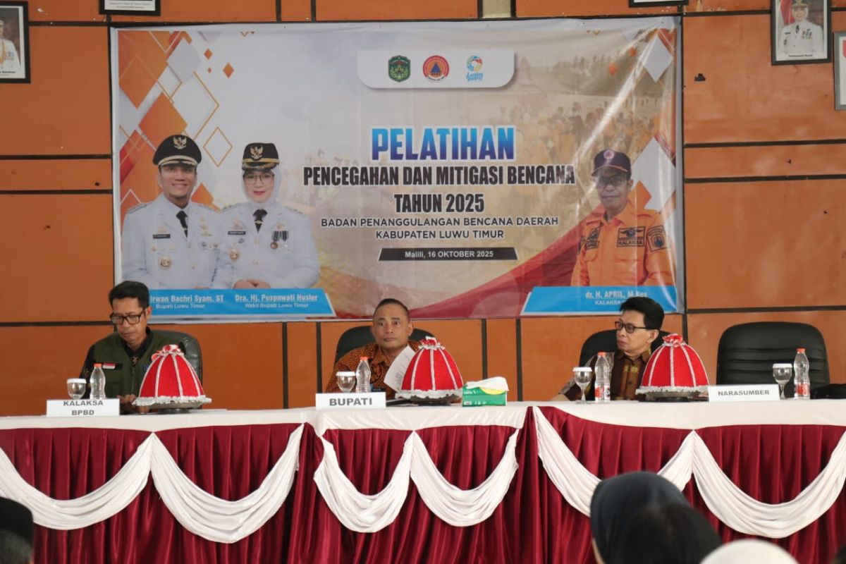 Pemkab Luwu Timur perkuat mitigasi antisipasi ancaman bencana