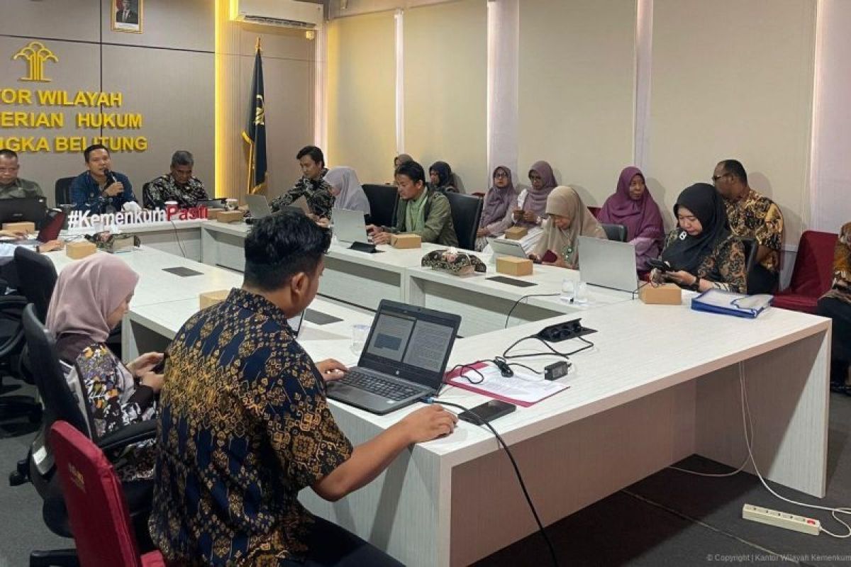 Kanwil Kemenkum harmonisasikan tiga Raperbup Bangka Tengah