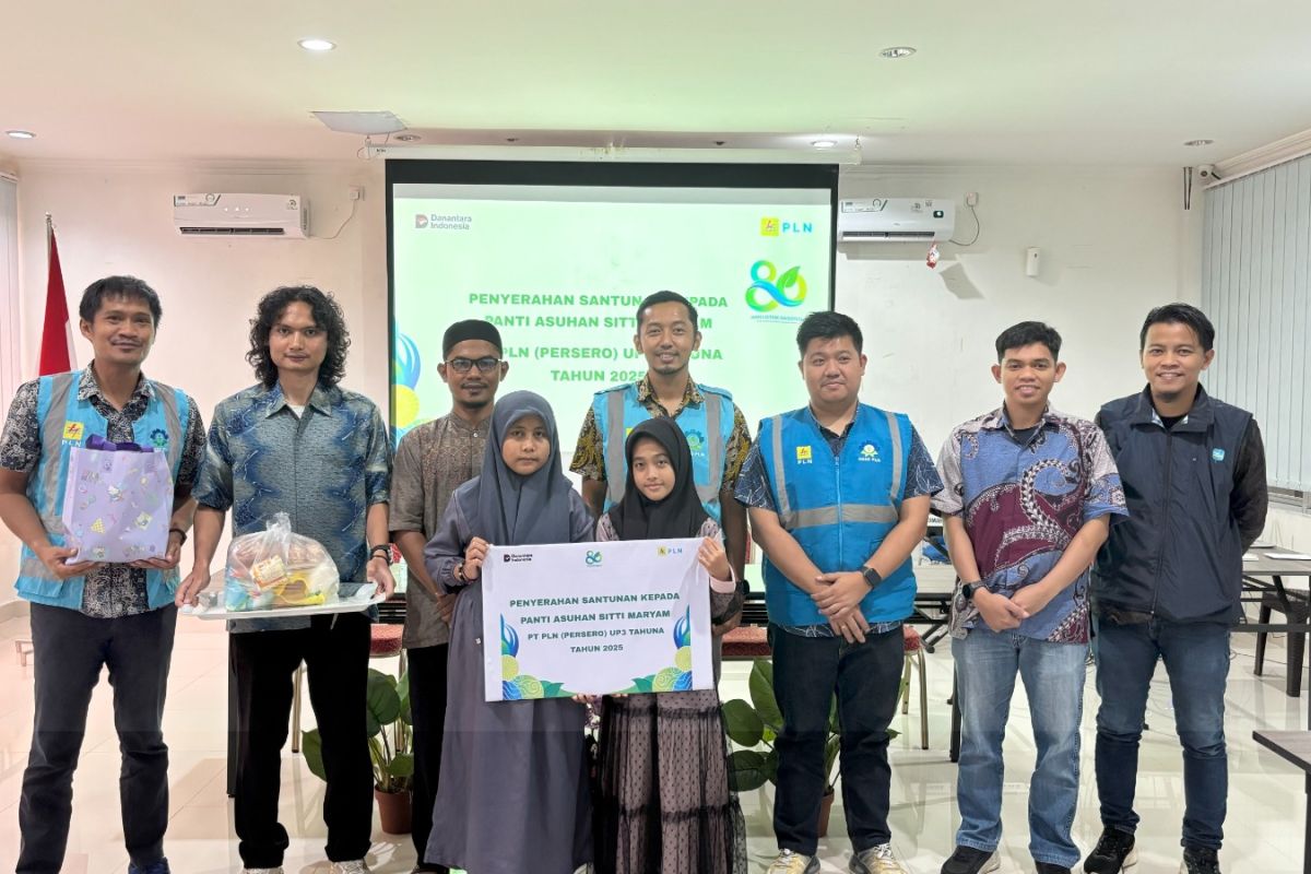 Kepedulian PLN UP3 Tahunajelang Hari Listrik Nasional, santunan untuk anak Panti Asuhan