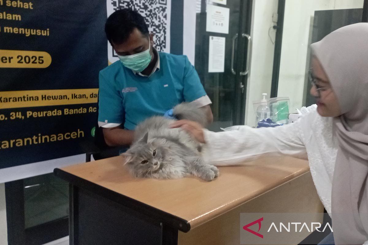 Laboratorium Balai Karantina Aceh gratiskan vaksinasi rabies