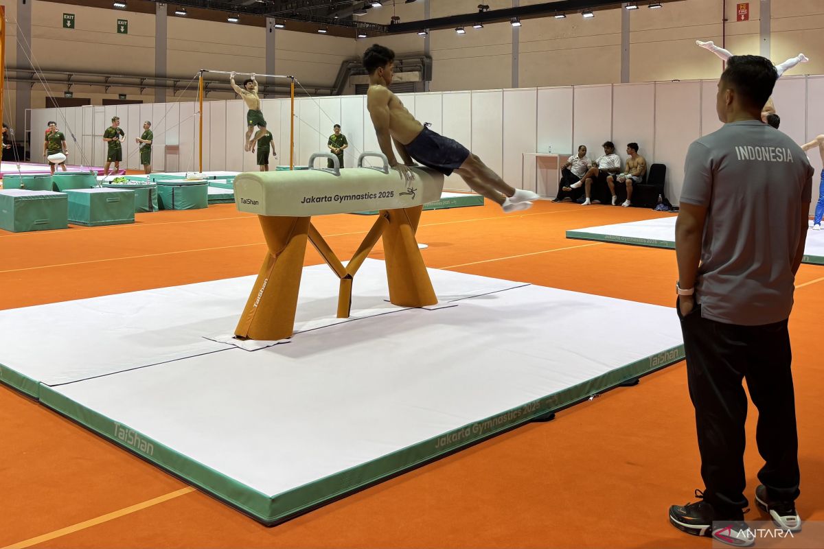 Tim senam putra hadapi kendala penyesuaian alat untuk Kejuaraan Dunia