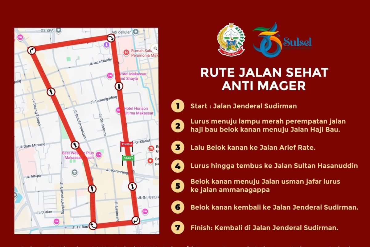 Pemprov Sulawesi Selatan siapkan layanan cetak KTP saat Jalan Sehat Anti Mager