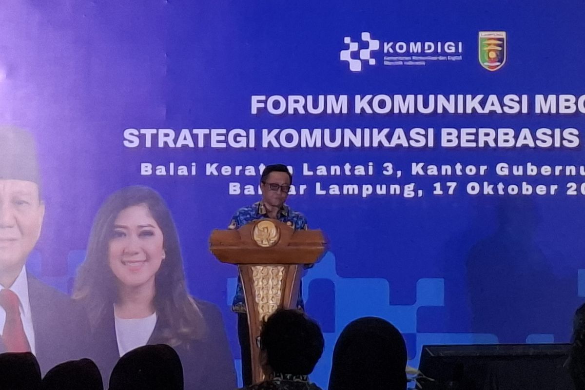 Pemprov Lampung dan Kemenkomdigi perkuat komunikasi publik daerah