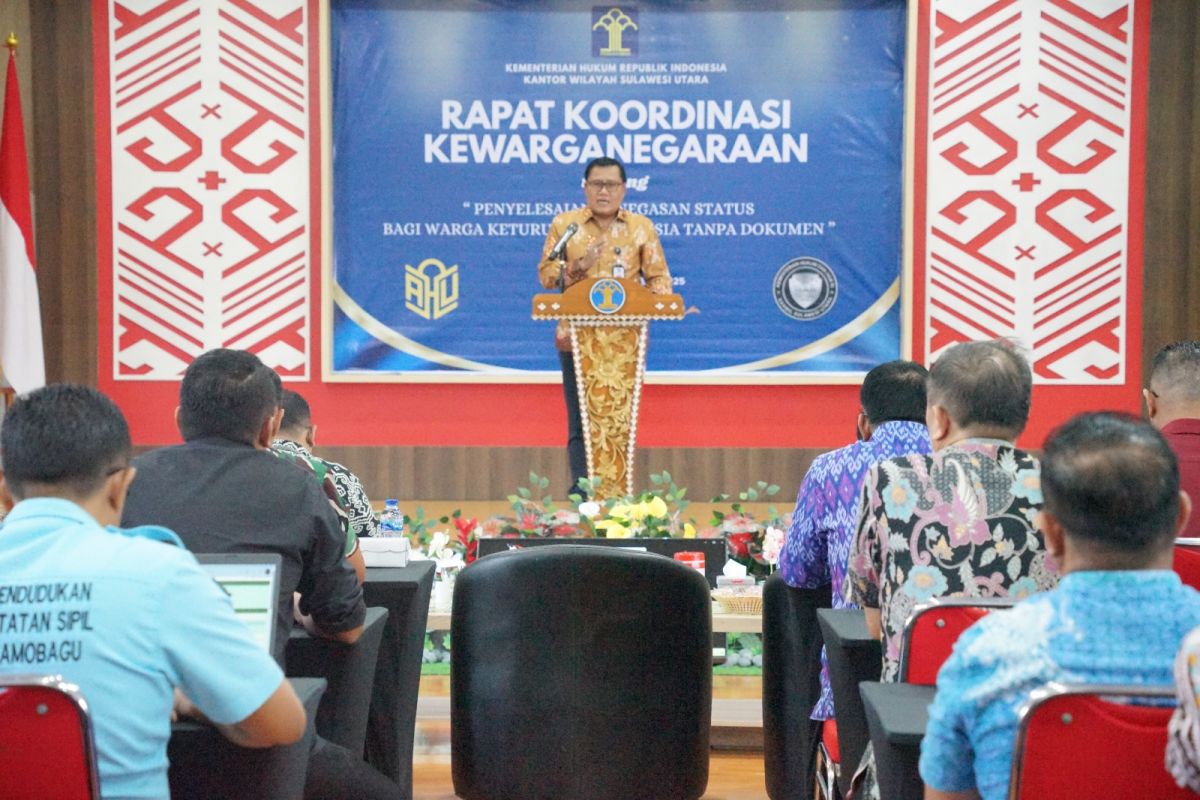 Kemenkum perkuat sinergi para pihak beri kepastian hukum warga negara