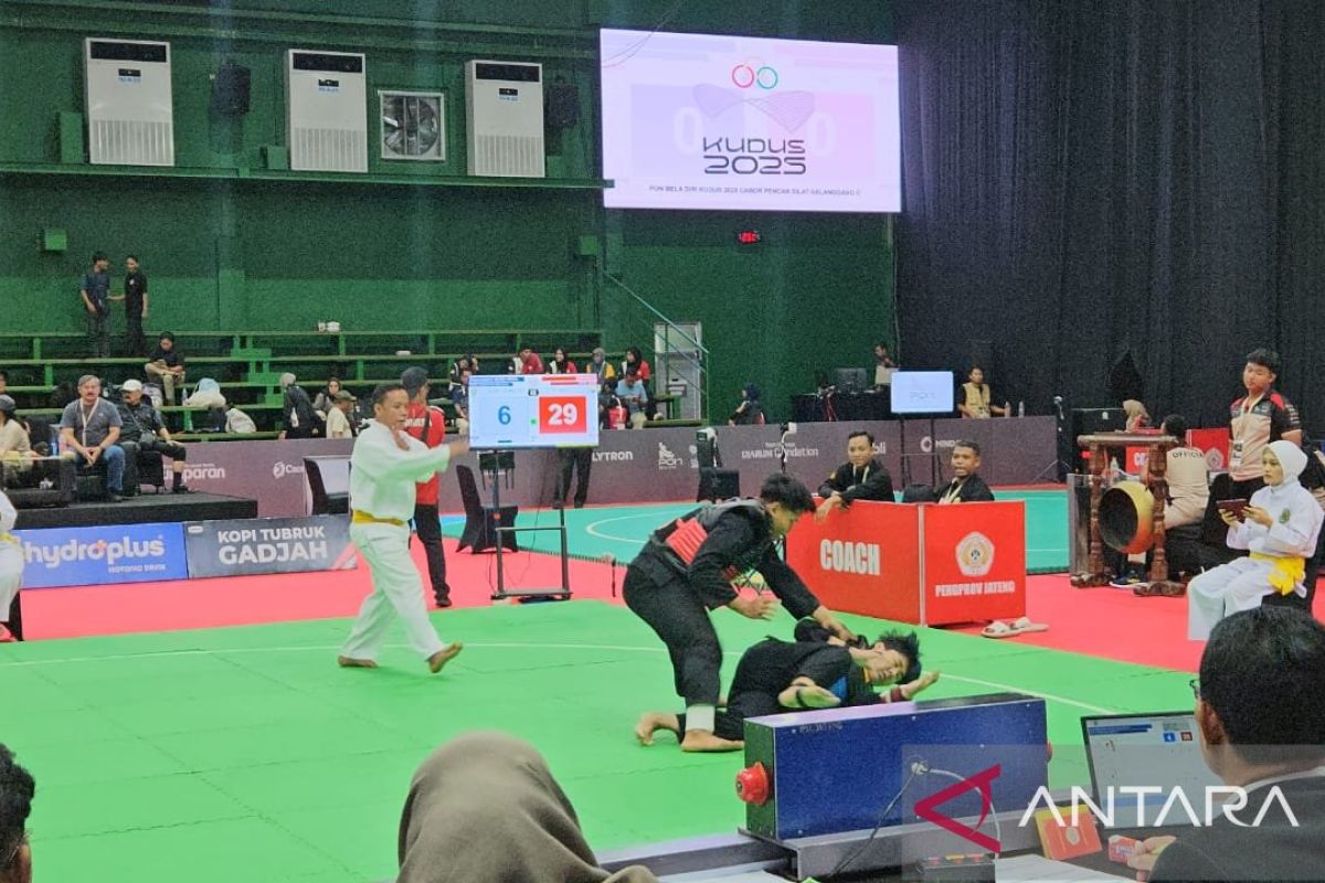 Pesilat Jambi Zafi tumbangkan atlet Sumsel dibabak penyisihan PON Bela Diri
