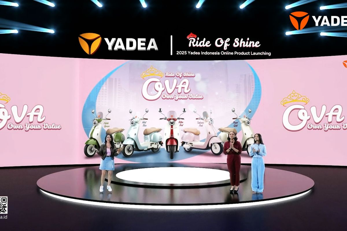 Yadea rilis sepeda listrik OVA untuk dukung mobilitas perempuan