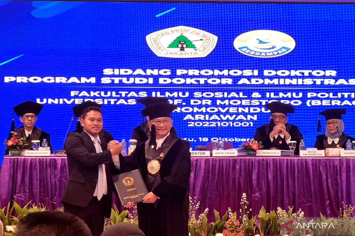 Ariawan, anggota Dewas ANTARA raih gelar doktor administrasi publik
