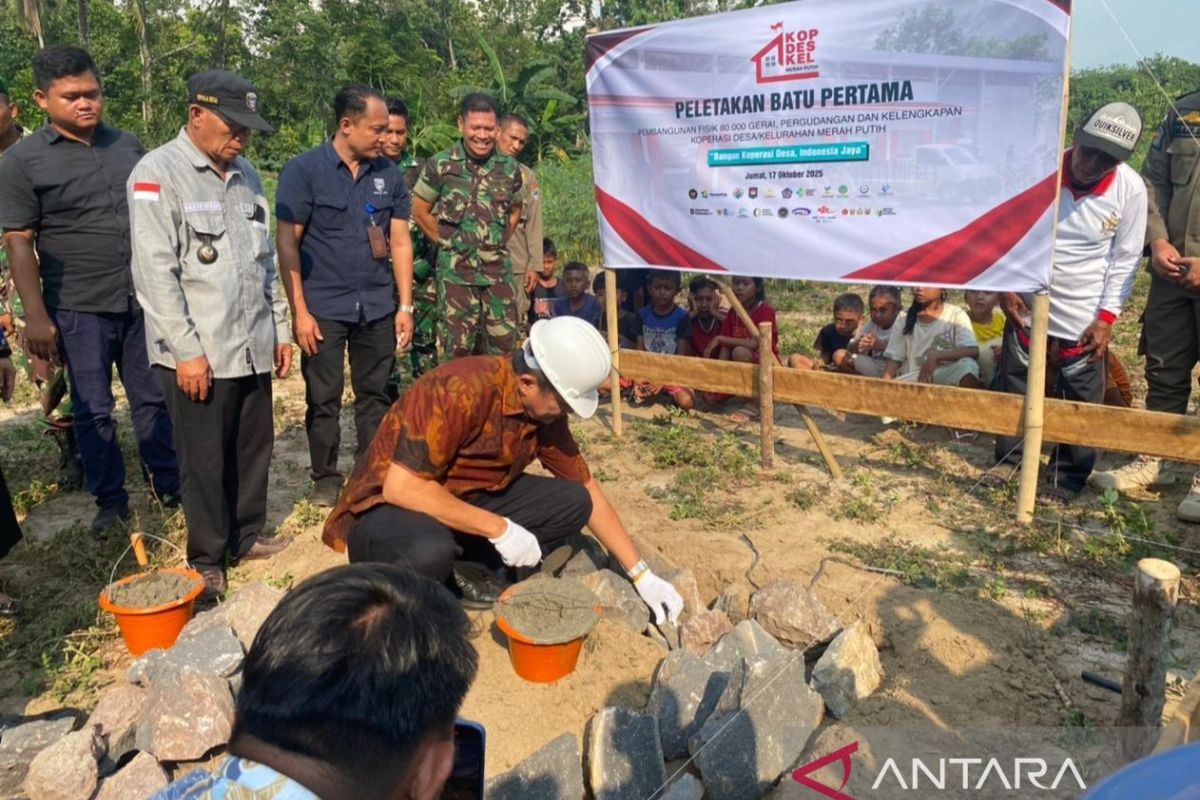 Pemkab OKU Timur bangun gerai Koperasi Merah Putih