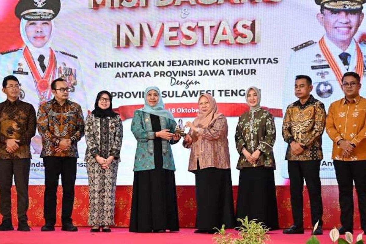 Pemprov Sulteng dan Jatim perkuat kerja sama bidang ekonomi