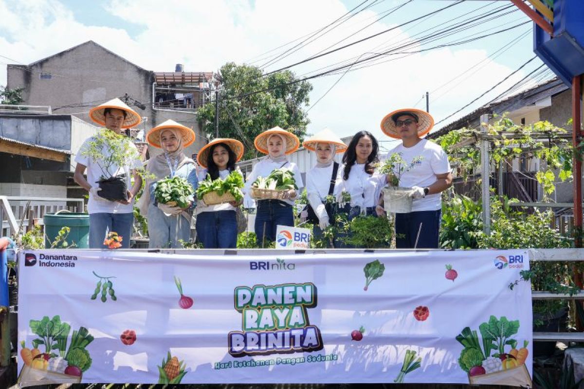 Peringati Hari Pangan Sedunia, BRI Peduli komitmen dukung ketahanan pangan melalui panen raya BRInita