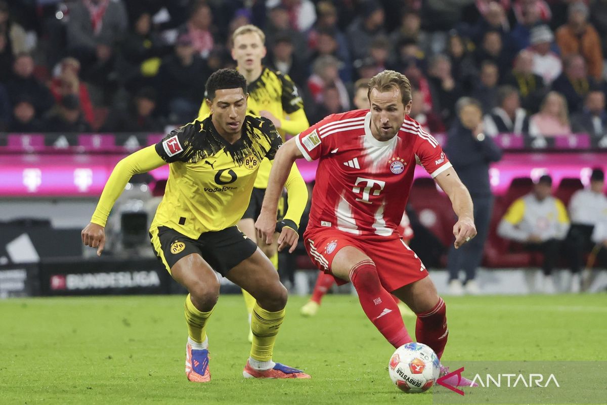 Harry Kane antar Bayern Munich kalahkan Borussia Dortmund 2-1 di Allianz Arena