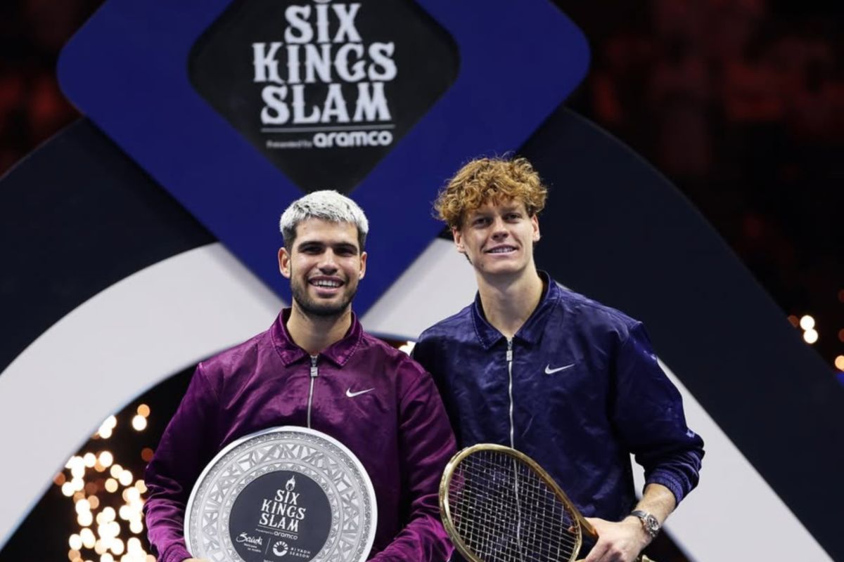 Sinner kalahkan Alcaraz untuk pertahankan gelar Six Kings Slam